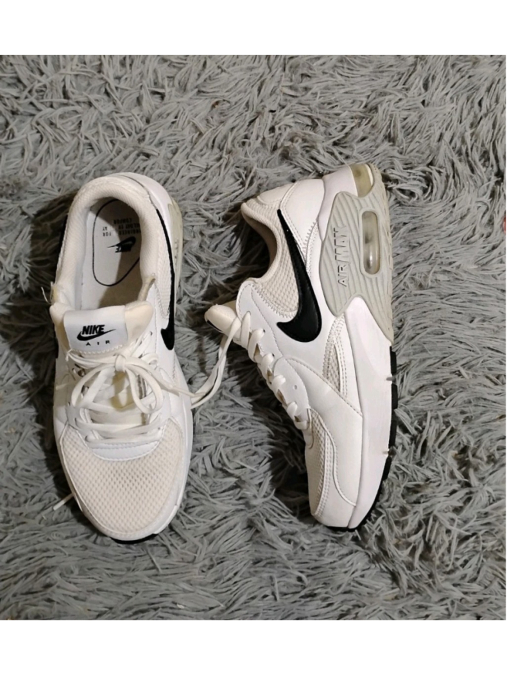 Nike Air Max Excee Women's Size 6.5 White/Black/Platinum Sneakers CD5432-101